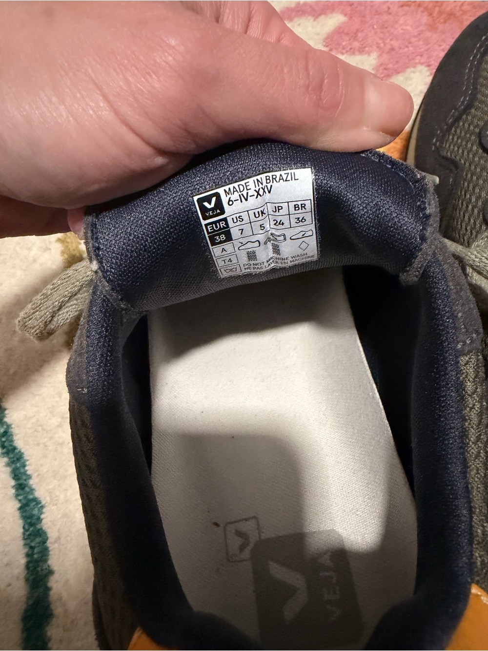 Veja Sdu Alveomesh sneakers in khaki 38 - Picture 5 of 6